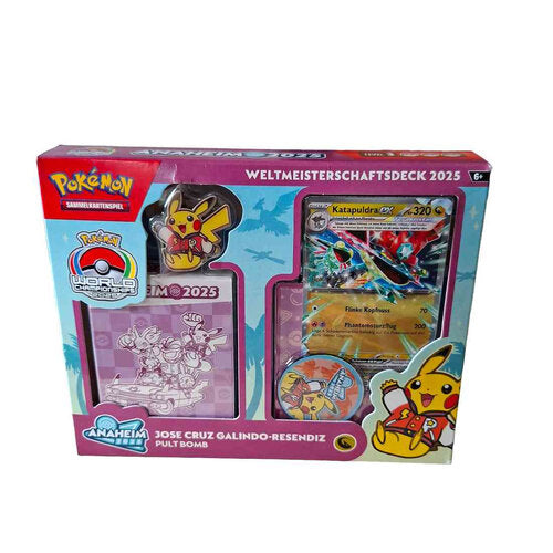 Pokémon Sammelkartenspiel: Weltmeisterschaftsdeck 2025 – Jose Cruz Galindo-Resendiz (Pult Bomb)