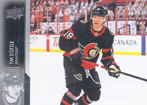 Tim Stützle Playerkarte #130 – Upper Deck 2021/2022