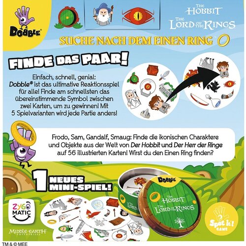 Dobble Der Herr der Ringe & Der Hobbit DE