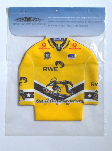 Mini Trikot Krefeld Pinguine Saison 2003/2004 schwarz/gelb