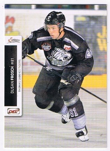 Playerkarte 2012/2013 #261 Dusan Frosch Thomas Sabo Ice Tigers