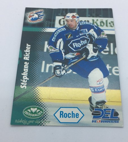 Playerkarte 1999/00 Stéphane Richer Adler Mannheim