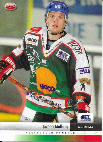 2007/2008 City-Press #086 Jochen Molling – Augsburger Panther (Base Card)