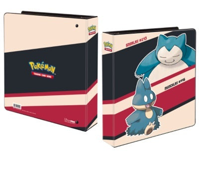 Pokémon 3-Ring Binder/Album – Snorlax & Munchlax (2 Zoll Ringe)