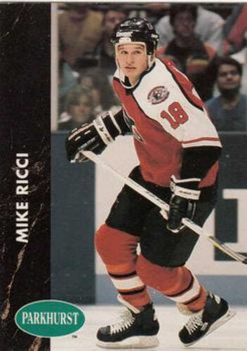 Mike Ricci 1991-92 Parkhurst #123 Philadelphia Flyers Karte