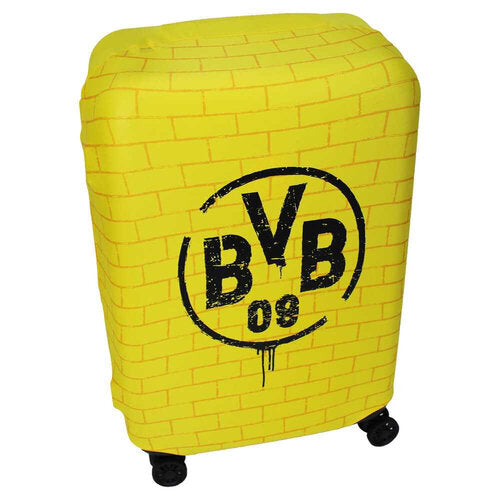 Koffer Überzug Borussia Dortmund schwarz, gelb Für Koffergröße ca. 67 x 43 x 26 cm
