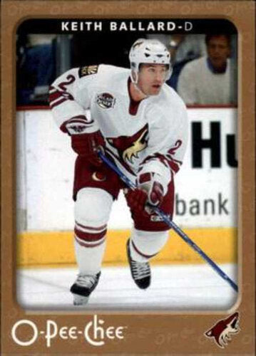 2006-07 O-Pee-Chee #382 Keith Ballard Phoenix Coyotes Playerkarte NHL