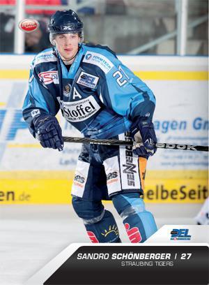Sandro Schönberger Playerkarte 2009-10 Straubing Tigers #385