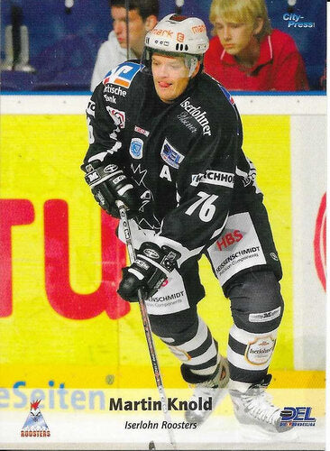 DEL Playerkarte Martin Knold – Iserlohn Roosters 2006/2007