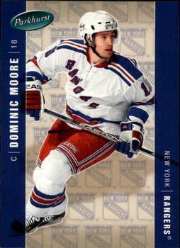 2005-06 Parkhurst #329 Dominik Moore New York Rangers (Base Card)