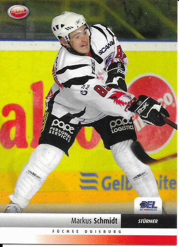 2007-08 Playercards DEL #114 Markus Schmidt EV Duisburg
