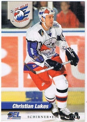 1998/1999 Schirner #239 Christian Lukes – Adler Mannheim (Base Card)