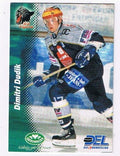 DEL Playerkarte Dimitri Dudik #32 Nürnberg Ice Tigers 1999/2000