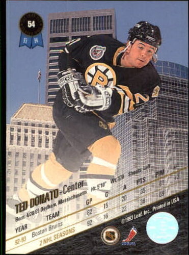 NHL Playerkarte Ted Donato Boston Bruins 1993/94 #54