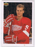 1991-92 Upper Deck #584 Niklas Lidstrom Detroit Red Wings Card