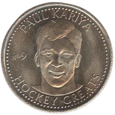 1996-97 Got-Um NHLPA Hockey Greats Coins Paul Kariya - Anaheim Mighty Ducks