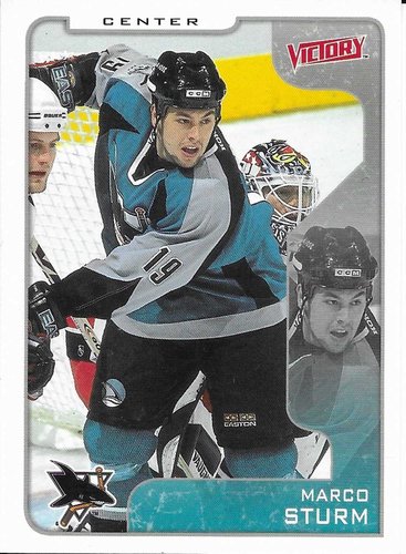 2001-02 Upper Deck Victory #299 Marco Sturm San Jose Sharks (Base Card)