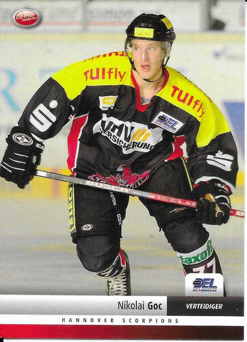 2007-08 Playercards DEL #159 Nikolai Goc Hannover Scorpions