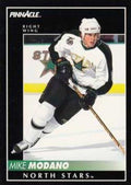 1991/1992 Pinnacle #155 Mike Modano – Minnesota North Stars (Base Card)