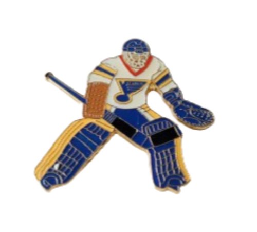 St. Louis Blues Goalie Pin – NHL Eishockey Fan Accessoire