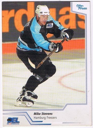 DEL Playerkarte Mike Stevens Hamburg Freezers 2002/03 #102