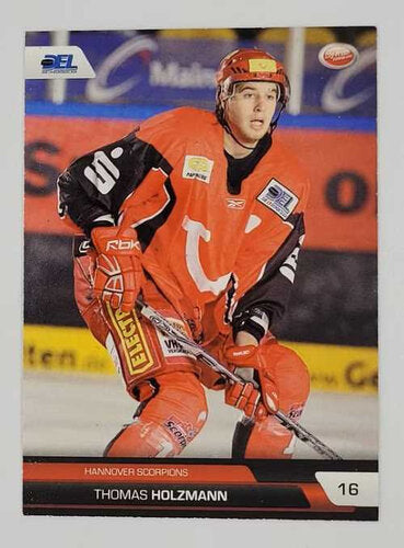 2008/2009 City-Press #215 Thomas Holzmann – Hannover Scorpions (Base Card)