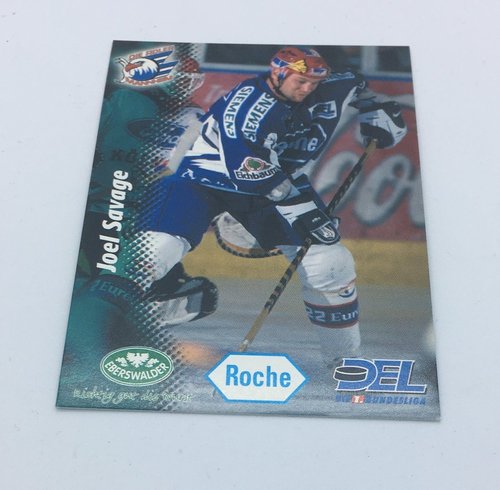 Joel Savage Playercard DEL 1999/2000 – Adler Mannheim Sammlerstück