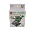 Verpackung des 6-in-1 Farm Machinery Bausatzes mit 21 Teilen für sechs verschiedene landwirtschaftliche Modelle