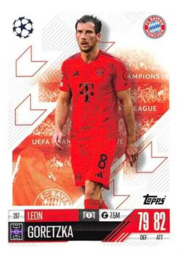 Leon Goretzka FC Bayern München Topps Match Attax UEFA 2024/2025 Sammelkarte #217