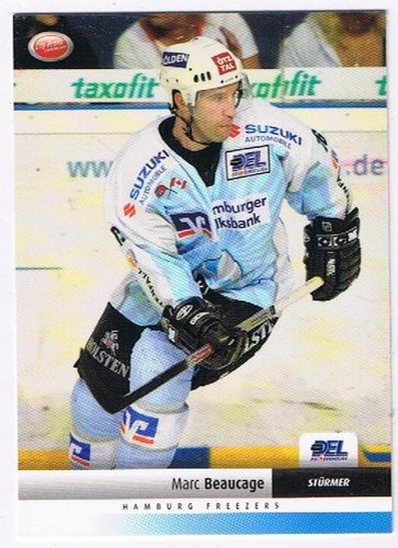 Marc Beaucage Playercard 2007/08 – Hamburg Freezers