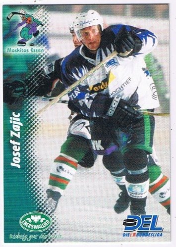 DEL Playercard 1999/00 Josef Zajic Moskitos Essen Nr. 354