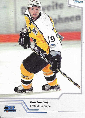 DEL Playerkarte 2002/03 Dan Lambert #222 – Krefeld Pinguine Sammlerkarte