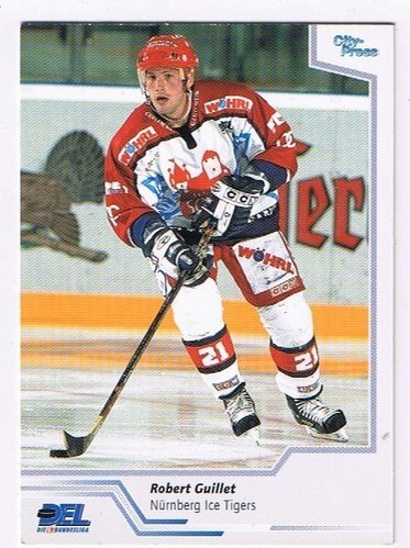 DEL Playerkarte 2002-2003  #264 Robert Guillet Nürnberg Ice Tigers