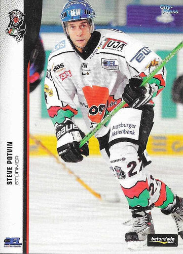 2005/2006 City-Press #011 Steve Potvin – Augsburger Panther (Serie 1 Base Card)