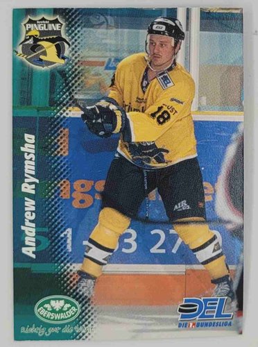 Playerkarte 1999-2000 #134 Andrew Rymsha Krefeld Pinguine