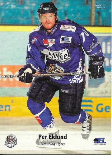 DEL Playerkarte 2006/2007 #172 – Per Eklund – Straubing Tigers – City Press