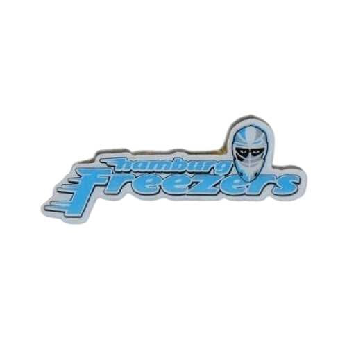 Eishockeypin Hamburg Freezers Schriftzug – 25 × 9 mm, Fanartikel & Sammlerstück