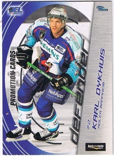 Promotioncard  2005/2006  #DF04 Karl Dykhuis  Adler Mannheim