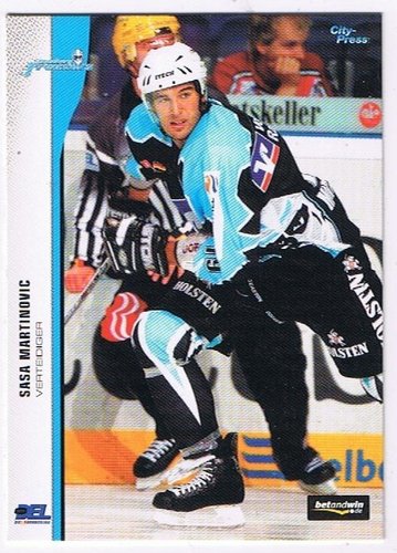DEL Playerkarte 2005/06 – Sasa Martinovic, Hamburg Freezers #111 (City Press)