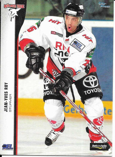 Jean-Yves Roy Playerkarte 2005/2006 #215 Kölner Haie DEL Sammlerstück