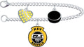 Eishockeyarmband KEV 1981 e.V. Stahl mit 3 Anhängern Puck Herz Logo