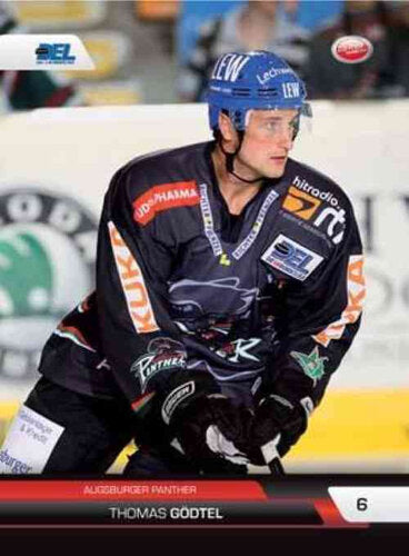 2008/2009 City-Press #137 Thomas Gödtel – Augsburger Panther (Base Card)