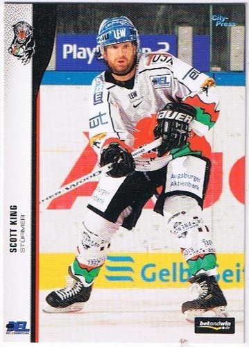 2005/2006 City-Press #006 Scott King – Augsburger Panther (Serie 1 Base Card)