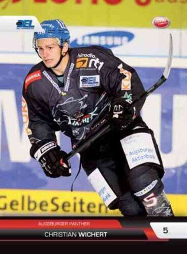 2008/2009 City-Press #141 Christian Wichert – Augsburger Panther (Base Card)