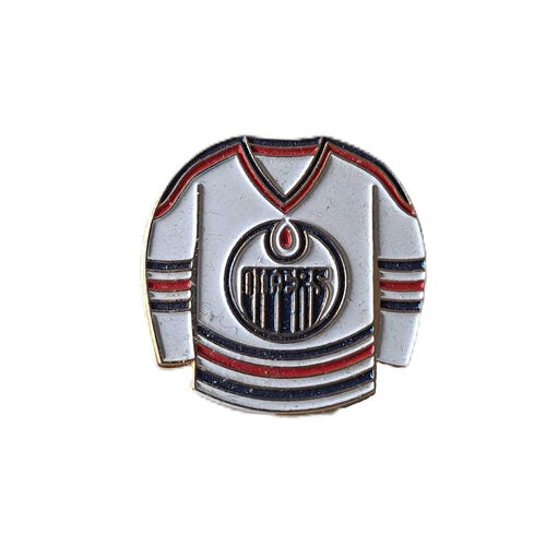 Eishockeypin Edmonton Oilers – Trikotdesign – ca. 25 × 25 mm