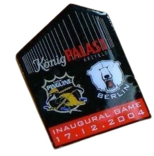 Pin Eröffnungsspiel Königpalast.Krefeld Pinguine-Eisbären Berlin