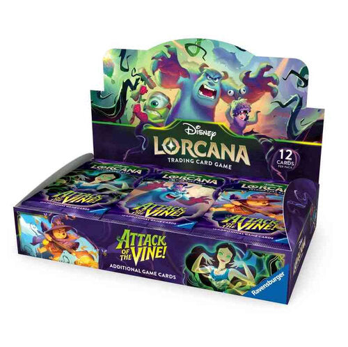 Ravensburger Disney Lorcana: Set 13 – Angriff der Ranke – Display (24 Booster Packs) (Deutsch)