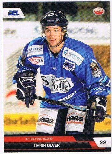 Playerkarte 2008/2009 #312 Darin Olver Straubing Tigers