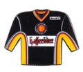 DEB Eishockey Trikot Pin Schwarz aus Sammlerauflösung