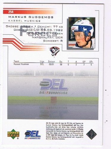 Playerkarte Markus Guggemos Kassel Huskies